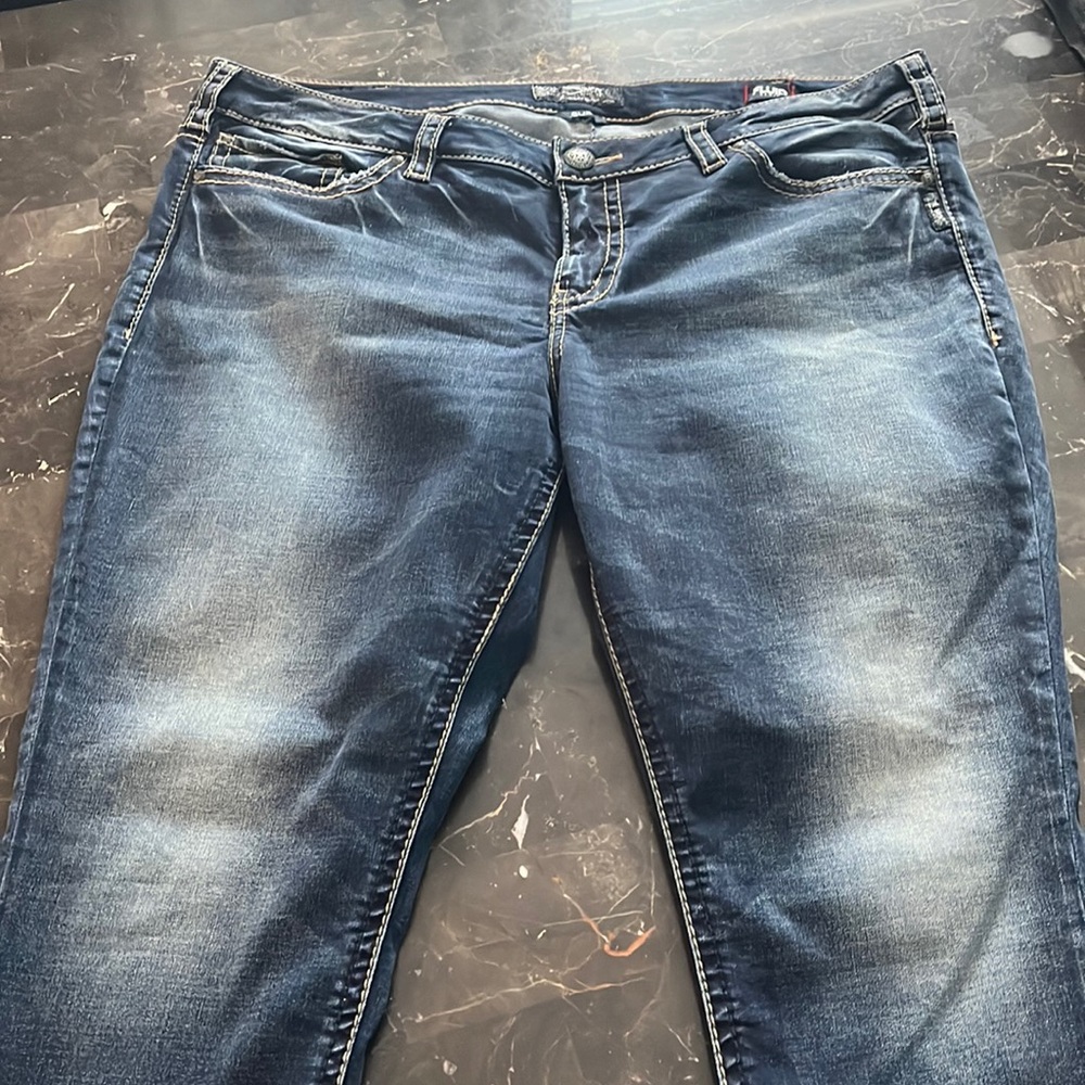 Silver Suki Jeans